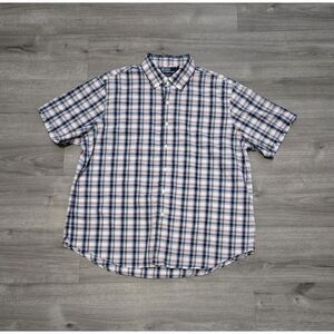 Polo Ralph Lauren Shirt Mens 2XL Bradford Custom Fit‎ Short Sleeve Button Plaid